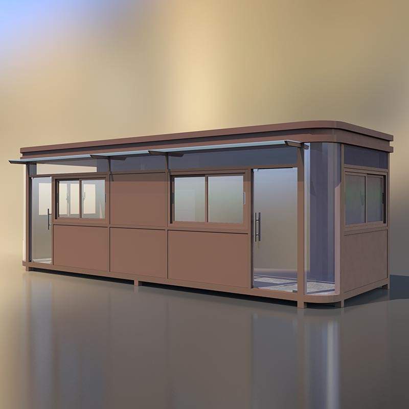 Prefabricated Container House Security Booth